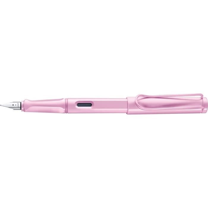 Stylo Plume Lamy AL-star Lilas - Léger Aluminium, Poignée Ergonomique, Plume Fine F Acier Poli, Cartouche T10 Bleue Incluse