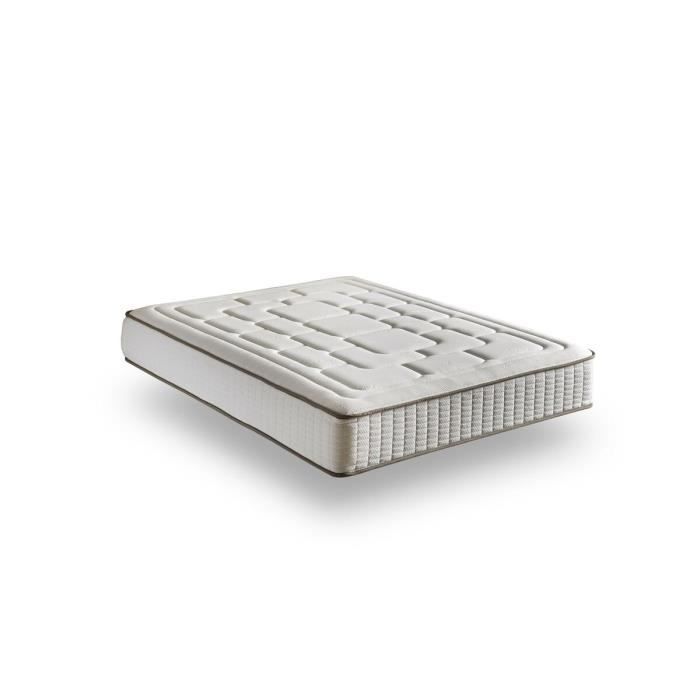Matelas - IKON SLEEP - Spring Deluxe - 180x200 cm - Ressorts ensachés - Mousse Haute Résilience Matelas - IKON SLEEP - Spring Deluxe - 180x200 cm - Ressorts ensachés - Mousse Haute Résilience