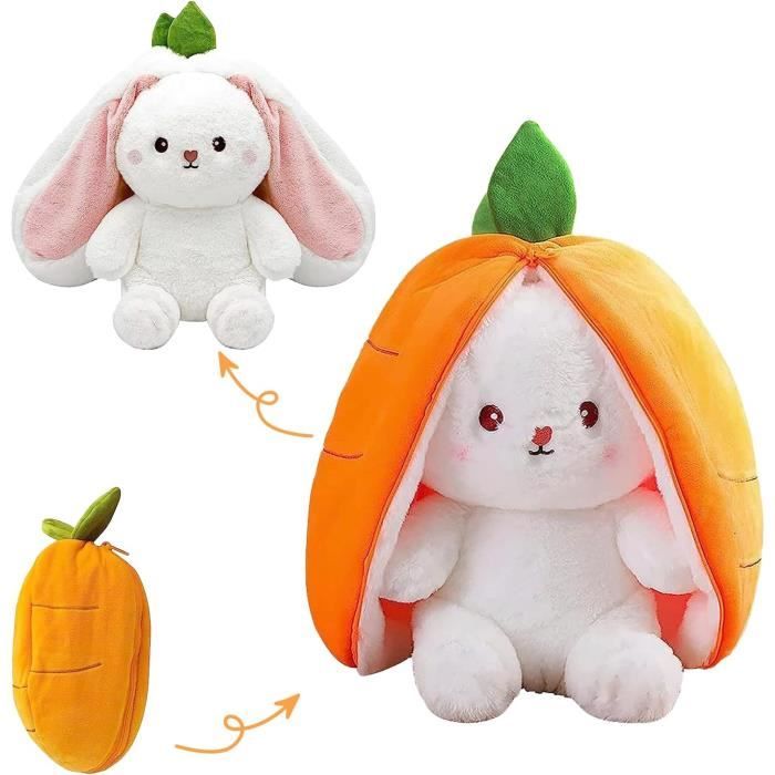 Carotte peluche lapin-poupée sac pendentif peluche laine carotte