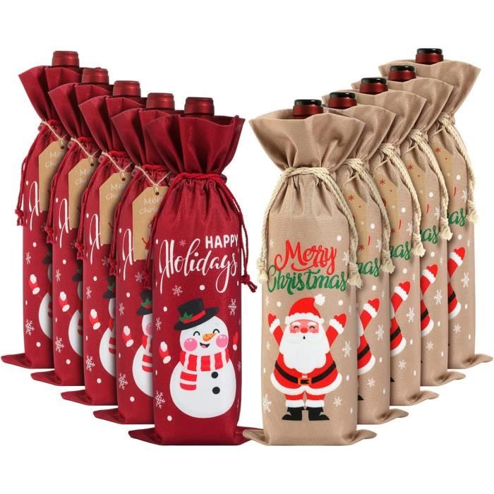 Lot De 100 Sacs En Toile De Jute Naturelle Avec Cordons - Résistants Et Durables - Tailles Au Choix