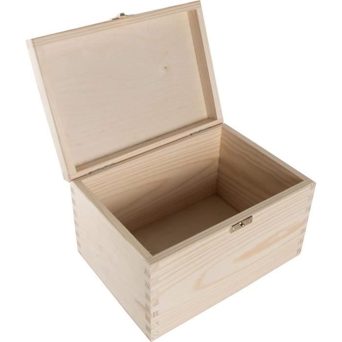 Coffret à Vin Varvaglione 1,5L - Boîte En Bois Avec Couvercle Et Fermoir