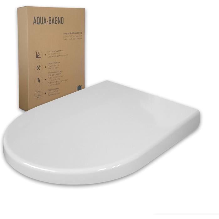 Abattant WC Normal 48 Axa Comme Original, En Plastique