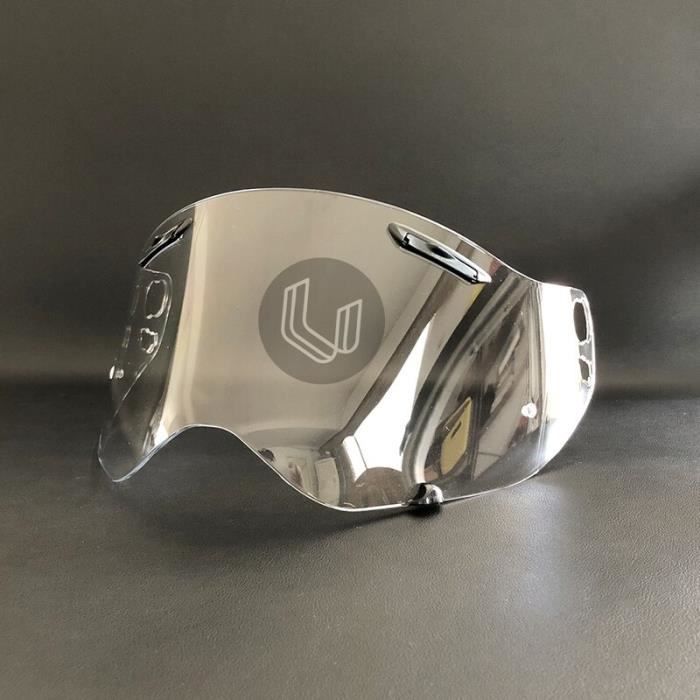 Visiera Parasole Per Casco Arai Tour-CROSS3 / TX3 / XD4 – Policarbonato, Antigraffio, Antiappannamento, Protezione UV, Sgancio Rapido, Silver