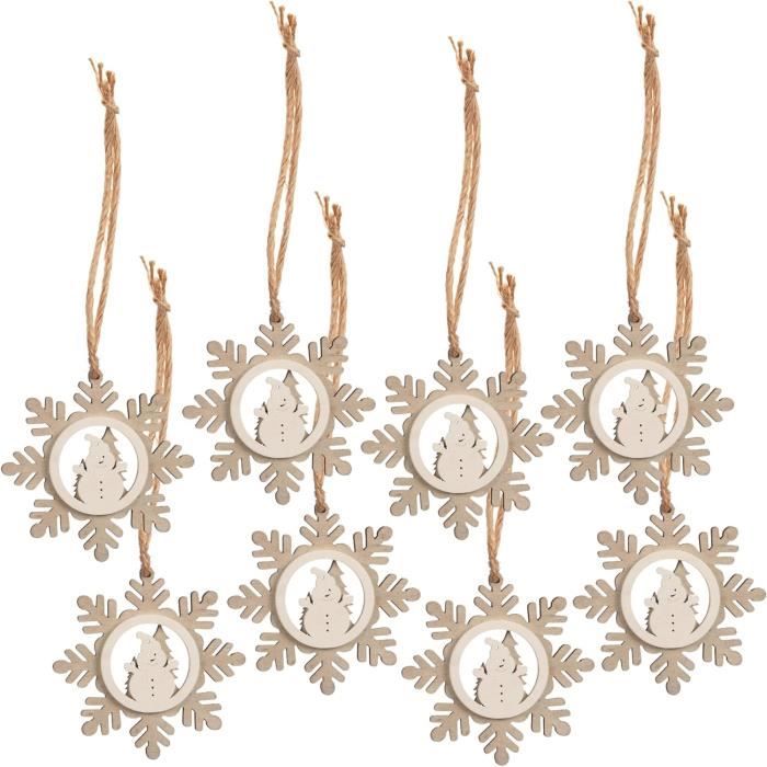 Lot de 50 cœurs en bois à peindre, découpes en bois brut, pendentifs à