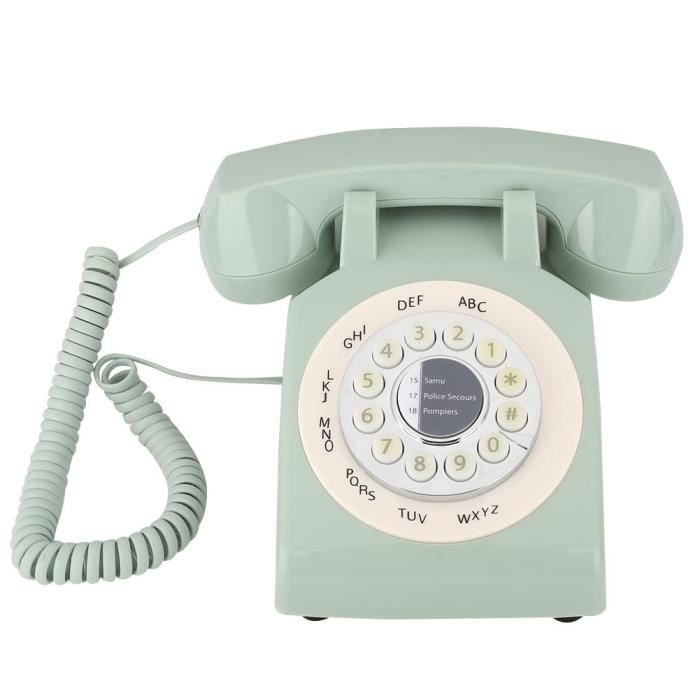 Telephone Fixe Style Retro Vintage Telephone Fixe A L Ancienne Telephone Telephone De Bureau Vert Che Achat Telephone Fixe Pas Cher Avis Et Meilleur Prix Cdiscount Telephone Fixe Style Retro Vintage Telephone Fixe A L Ancienne Telephone Telephone De Bureau Vert Che Achat Telephone Fixe Pas Cher Avis Et Meilleur Prix Cdiscount