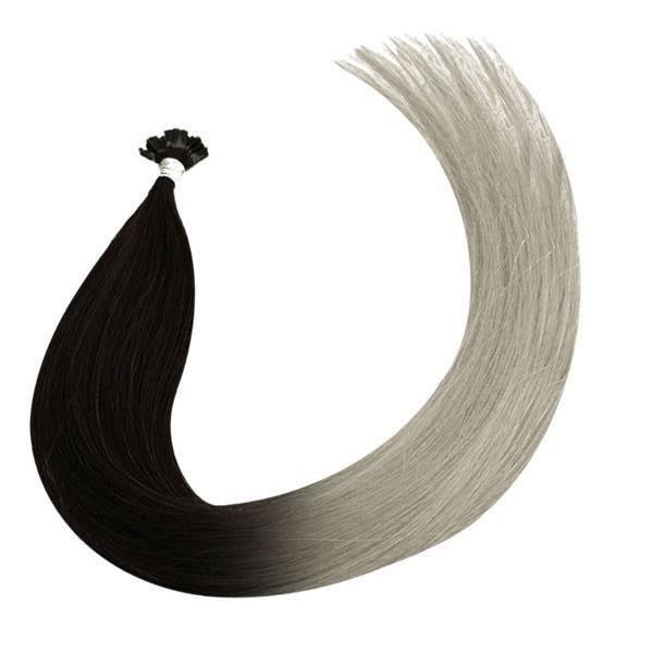 Extension Cheveux kératine - Gamme Density - Ombré Tie \u0026 Dye Brun / Gris -  Cdiscount Au quotidien