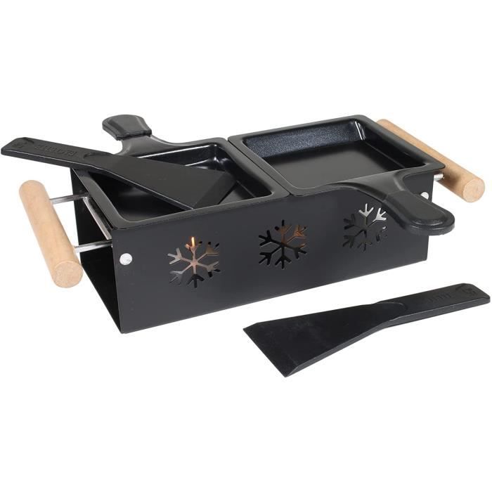 TJS-KC2486 Raclette Duo A La Bougie Cuisine Cuisson Specifique Plaque ...