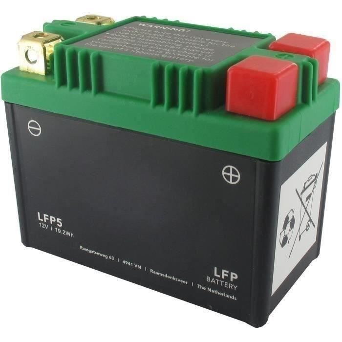Batterie de démarrage Lithium-Fer-Potassium - 12V 8A - 19,2Wh