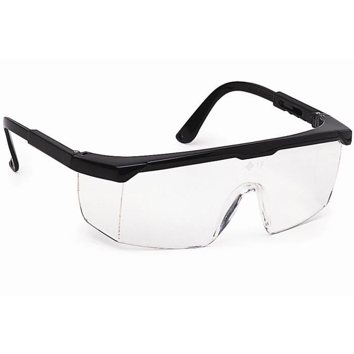 LUNETTE DE PROTECTION OCULAIRE BLANCHE ANTI RAYURES EVASPORT