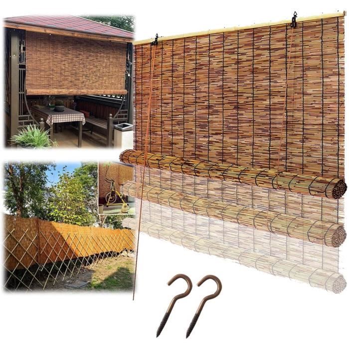 Store Enrouleur Stores En Bambou Rideau De Roseau Naturel, Largeur 2030405060 Pouces