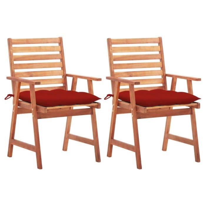 Meuble8885Mode Lot de 2 Chaises de jardin Fauteuil de Jardin