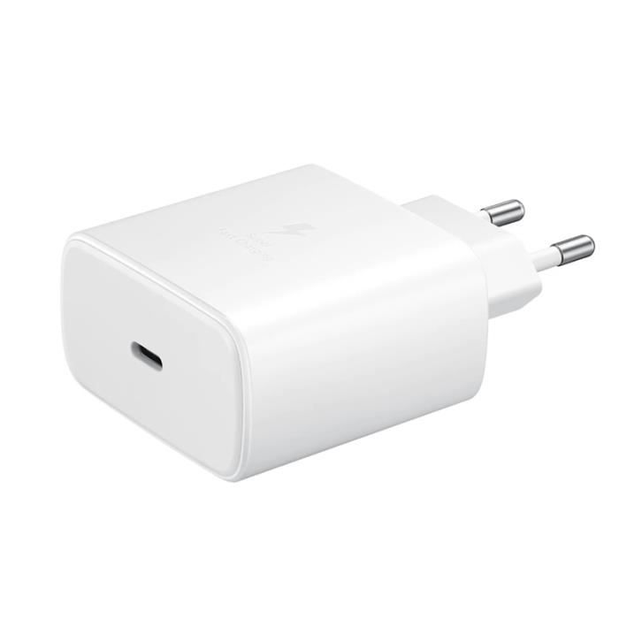 Chargeur Samsung 45W avec Cable Type C Charge Rapide 3M, Chargeur