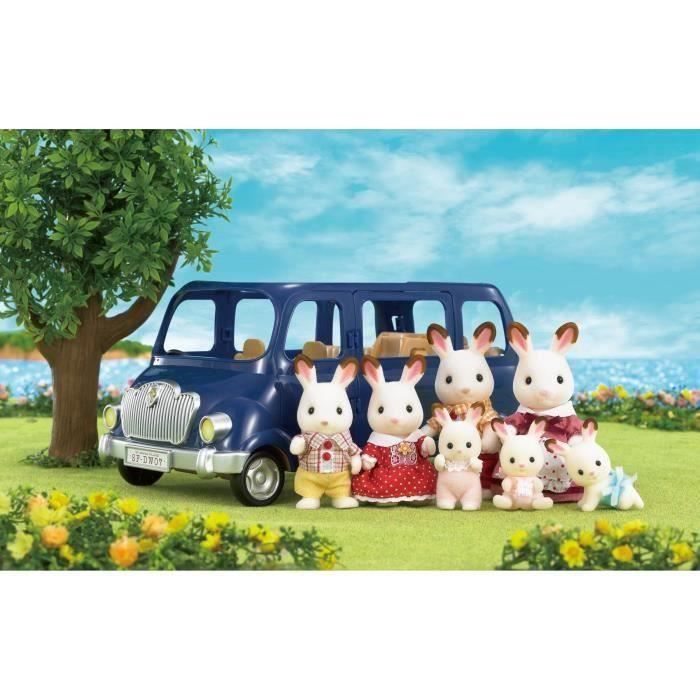 Mini Poupee Famille Chat Bicolore 5274 Monospace 7 Places 5181 Sylvanian Families Jeux Et Jouets Sallyphone Poupees Et Accessoires