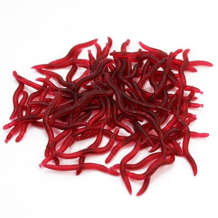 80 X Lombrics Ver De Terre En Silicone Appats Leurres Amorces Pour Peche Poisson Prix Pas Cher Cdiscount