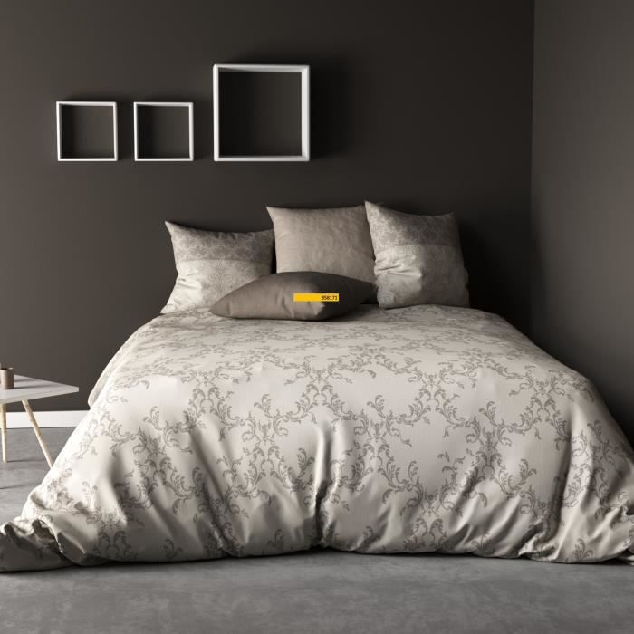 240 x 260 cm Parure de Couette 100/% Coton 57 Fils Mix Jaune