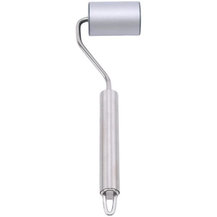 Mini Rouleau à Pâtisserie En Acier Inoxydable - 22,5 X 2,8 Cm - Antiadhésif, Léger, Pour Pâte à Pizza, Nouilles, Biscuits