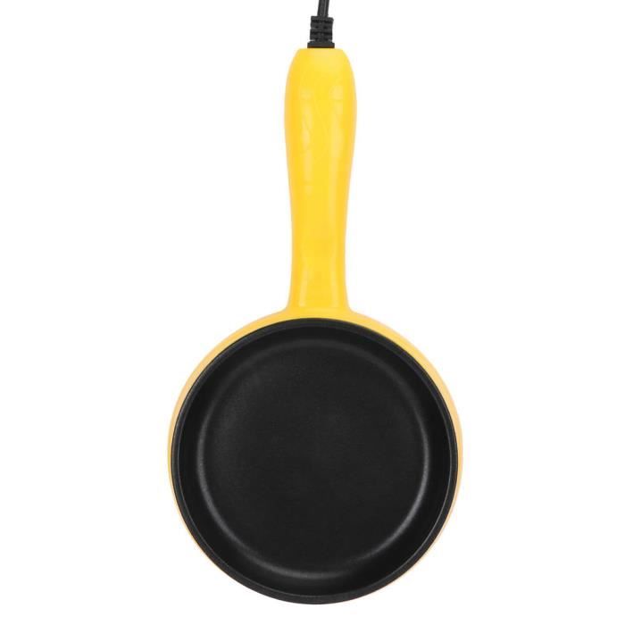 Poêle à frire électrique - Mini - Antiadhésif - Portable - Avec spatule en bois