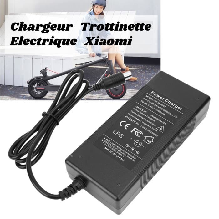 Adaptateur chargeur Chargeur de batterie d'adaptateur de chargeur de scooter électrique de remplacement 42V 2A pour Xiaomi
