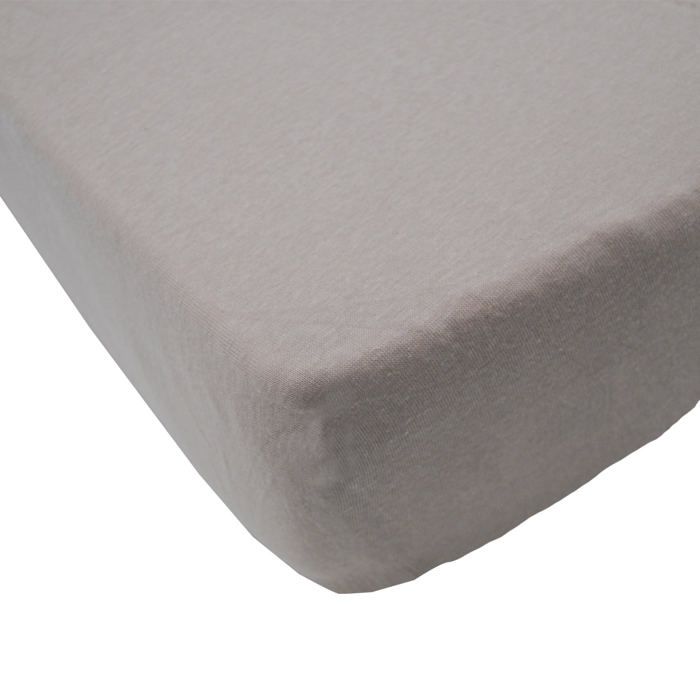 BABYCALIN Drap Housse Bébé Jersey Taupe 70 x 140 cm 130gr/m²