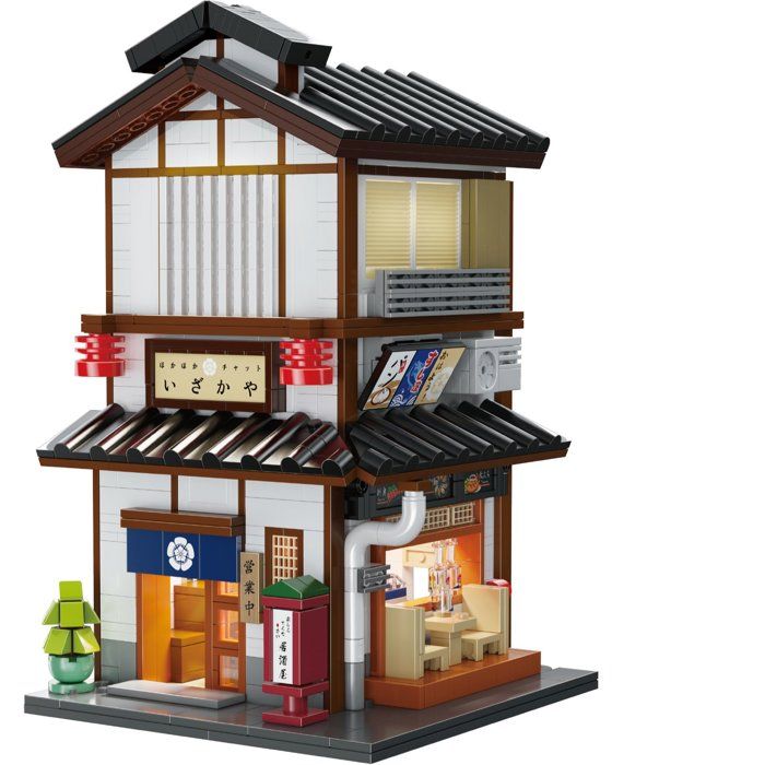 Cada Jeu de construction Bistrot Izakaya japonais 1195 pièces avec LED Brique - vue 2