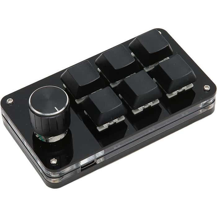 Clavier Programmable, Clavier Mécanique Pratique À Une Main 6 Touches ...