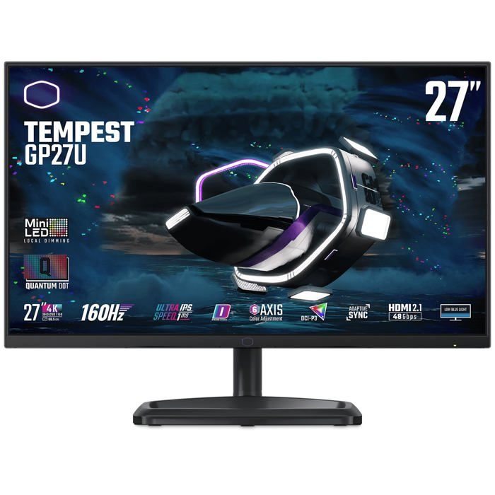 Cooler Master Gaming Tempest GP27U LED display 68 6 cm 27 3840 x 2160 pixels 4K Ultra HD Neuf - vue 4