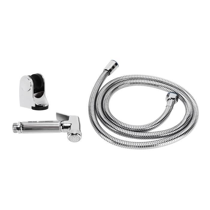 Dilwe pommeau de douche flexible Kit pommeau de douche RV tuyau 1.5 m