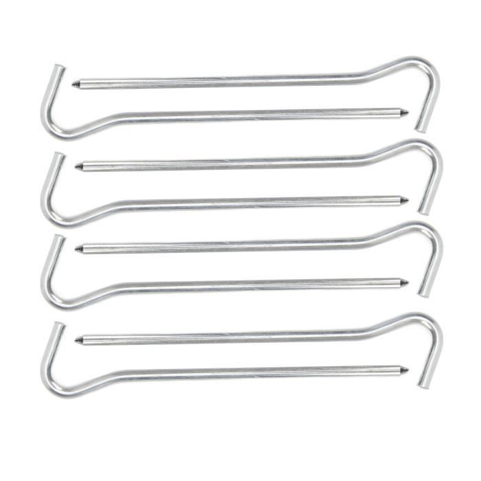 Sécurité Tente Vent Lot De 8 Piquets De Tente Your GEAR TX 300 - Acier Sécurité Tente Vent Lot De 8 Piquets De Tente Your GEAR TX 300 - Acier