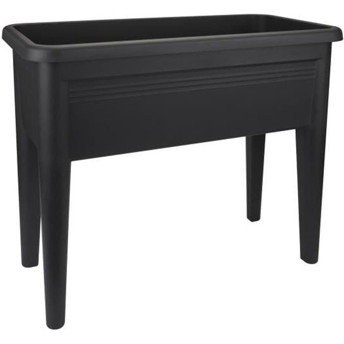 ELHO Table de culture XXL Green Basics - 755 x 365 x 651 cm - Noir vif