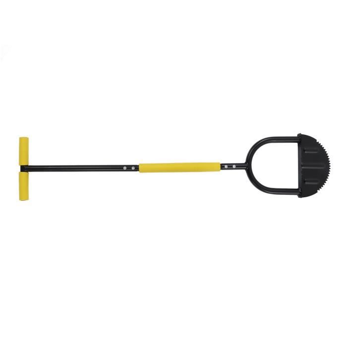 Coupe-bordure manuel - ZJCHAO - 108 cm - Lame en acier dentelée - Poignée en T - Plate-forme de