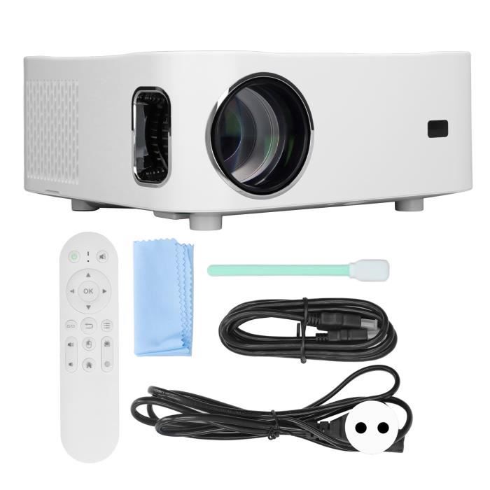 Vidéoprojecteur 1080P Supportée - VISULAPEX U1 Lite - Projecteur Portable Mignon - 5G WiFi Bluetooth - Rotation à 360°- Home Cinéma - TV Son Photo