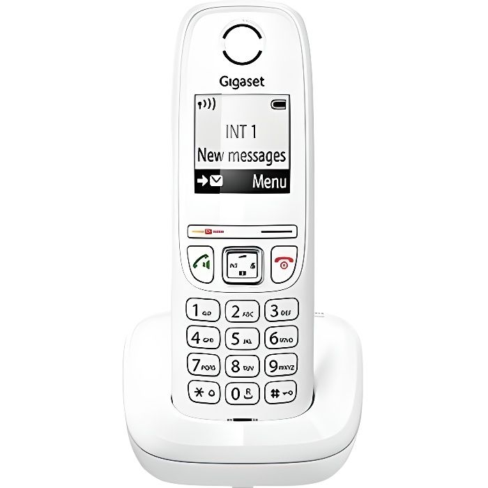 Gigaset A415 Téléphone DECT Blanc Identification de l'appelant