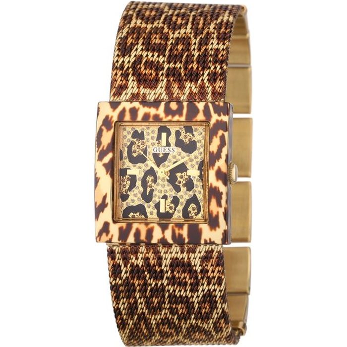 GUESS Montre Quartz W0332L1 Femme L opard Chic Achat vente