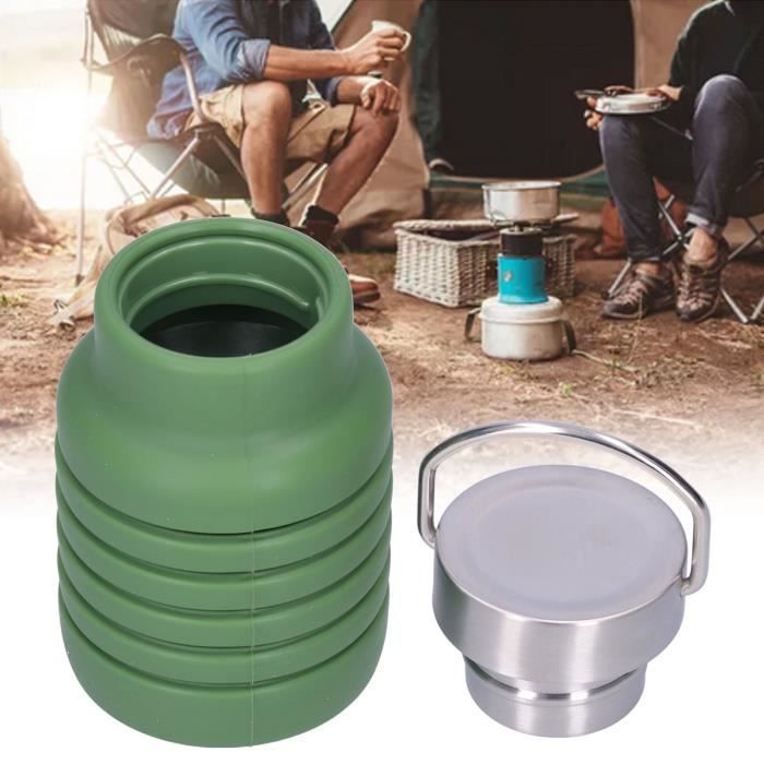 Tasse à Eau Pliante En Silicone Portable Avec Couvercle,tasse Pliable