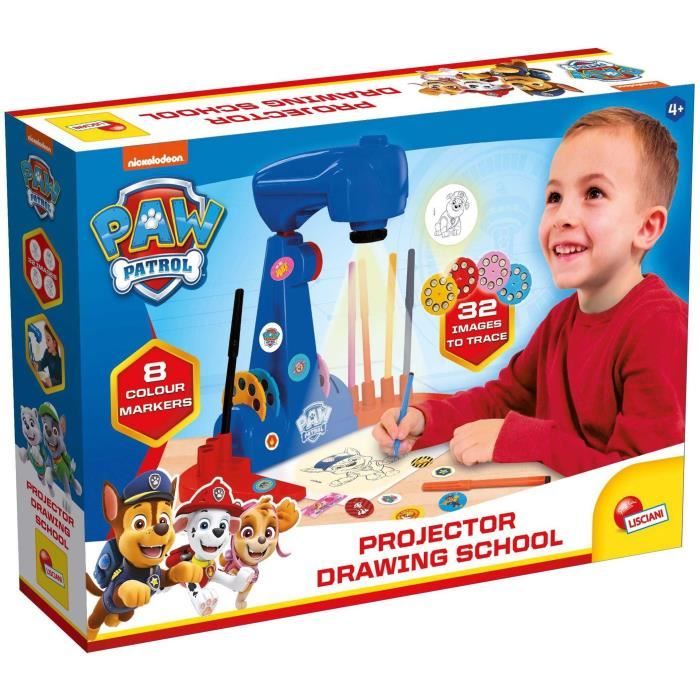 Projecteur de dessins - LISCIANI - Paw Patrol Drawing School Projector