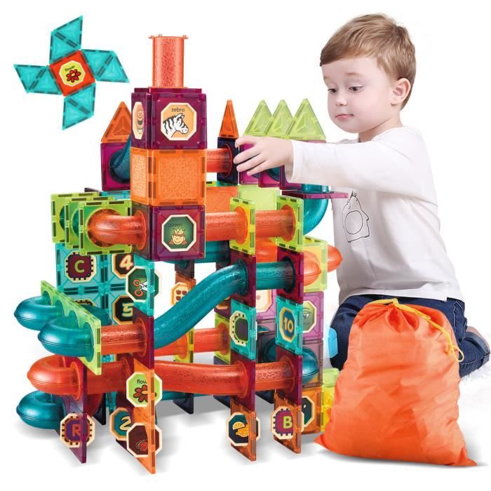 261 Piéce Blocs de Construction magnétique pour Enfant STEM Jouets de ...