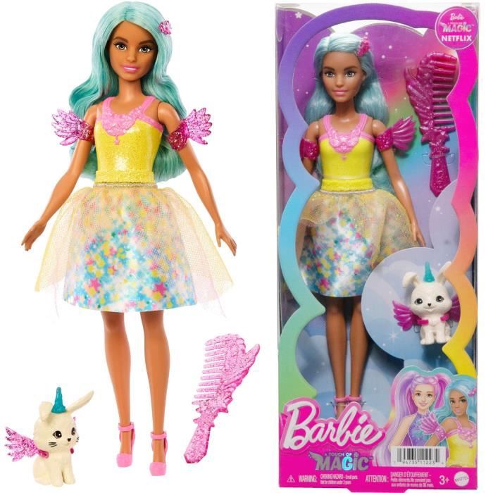 Poupée style Barbie pour fille aux cheveux bruns • Petites Pirates