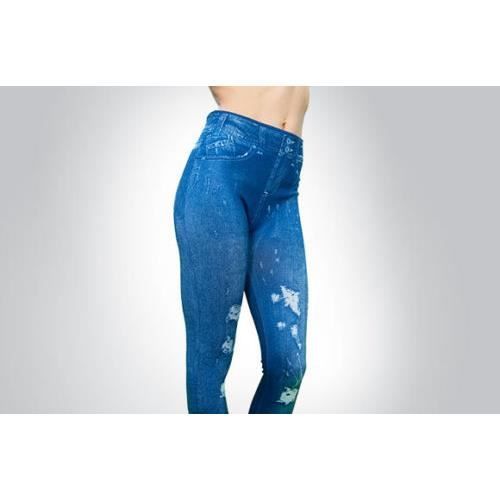 legging effet jean amincissant