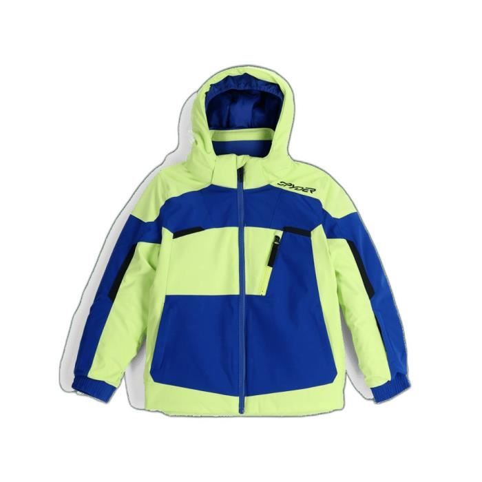 Veste de ski enfant Spyder Leader jaune 3 ans