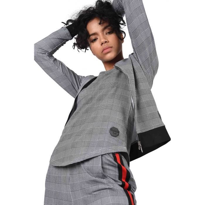 Blouson teddy femme sale imprimé