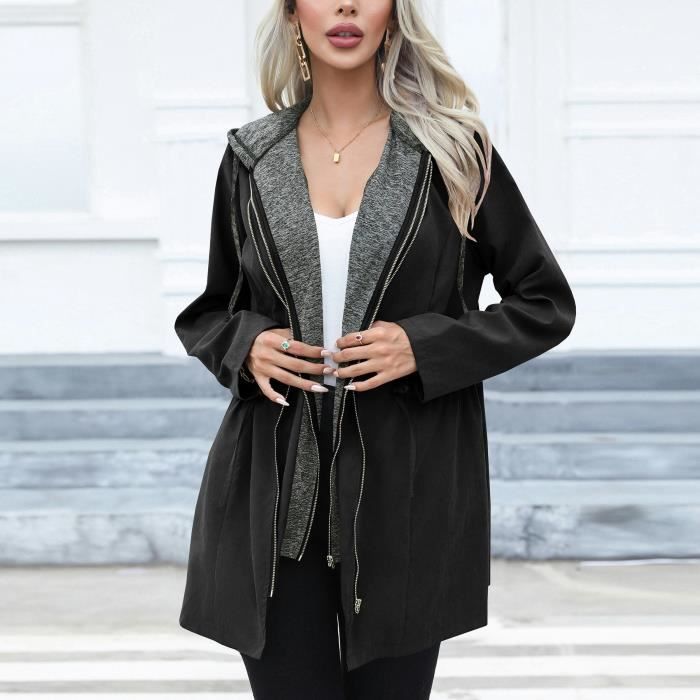 Veste femme mi longue best sale