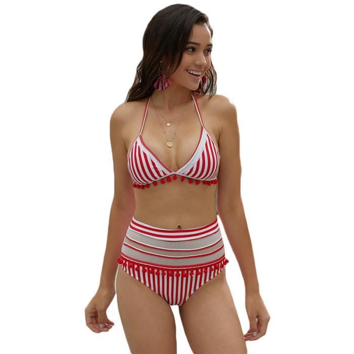 Short de bain outlet rouge femme