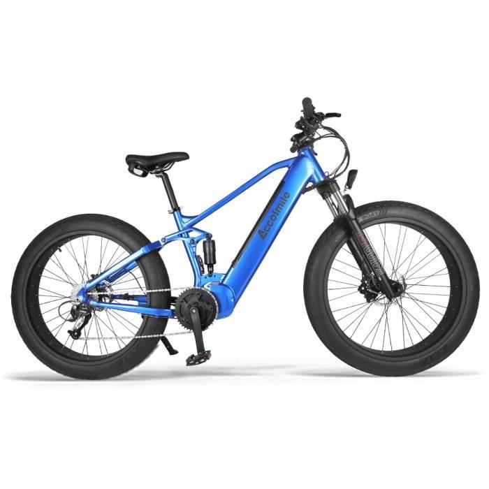 Accolmile Velo A Assistance Electrique 1000w Bleu Avec Bafang Moteur Pedalier Bbshd Et Lg Batterie 48v Cellules 18652 Prix Pas Cher Cdiscount