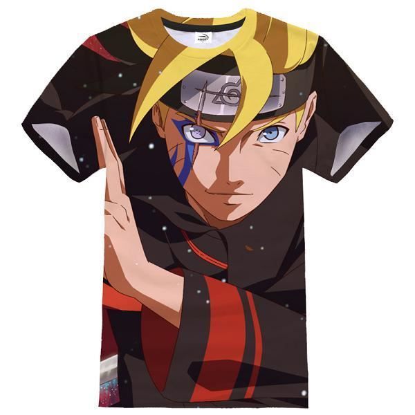 T-shirt naruto noir Capslab | La Redoute