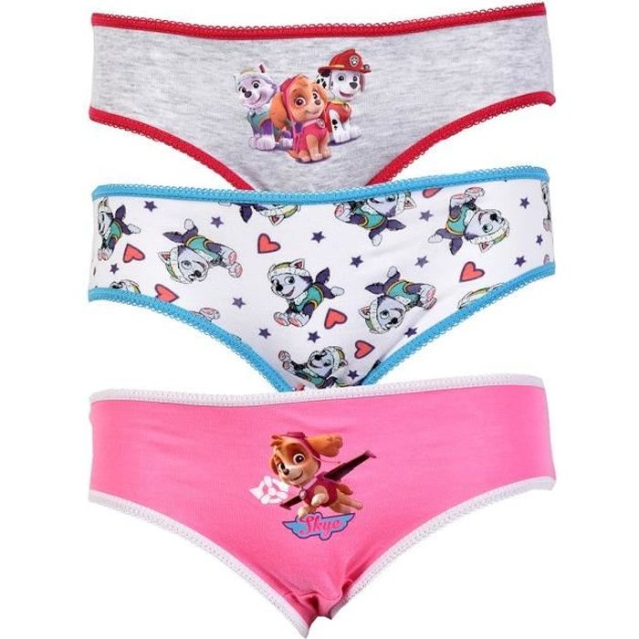 Culottes Enfant Licence Pat Patrouille Pack de 3 Culottes 34299