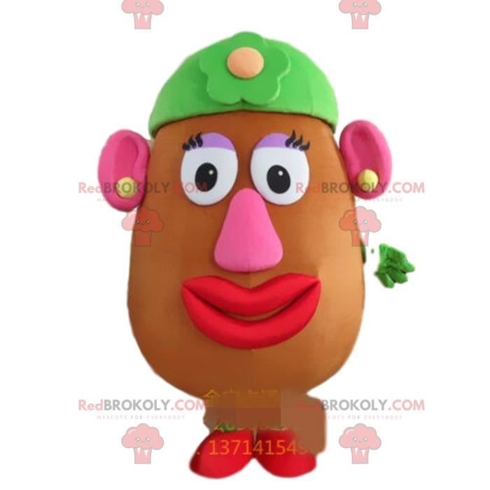 Mascotte de patate géante - Déguisement de patate marron dans