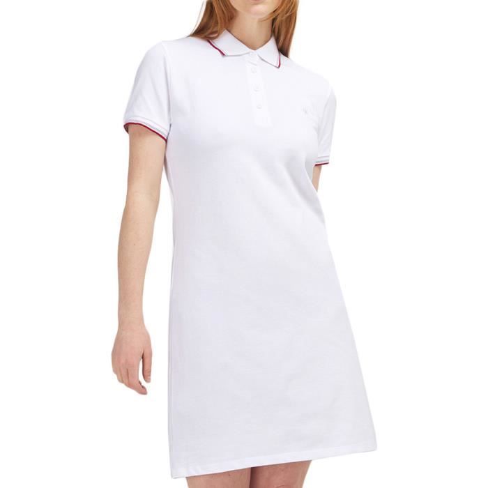 robe polo blanche
