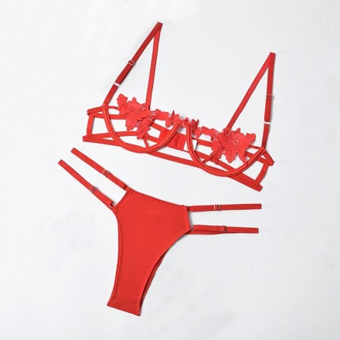 Lingerie Sexy Pour Femme - Soutien-gorge - Dentelle Au Crochet
