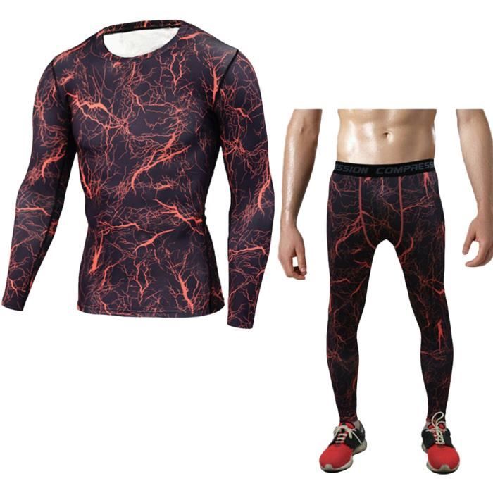 T-shirt De Compression Manches Longues Homme Vitrumite - Gainant, Respirant, Séchage Rapide