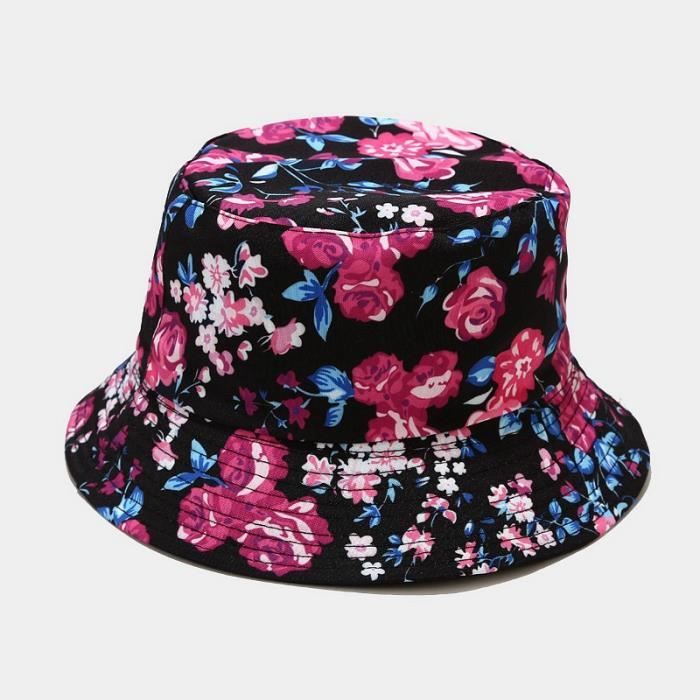 2 Bobs Réversibles Pour Femme - Chapeau De Pêcheur Été, Plage, Camping, Voyage